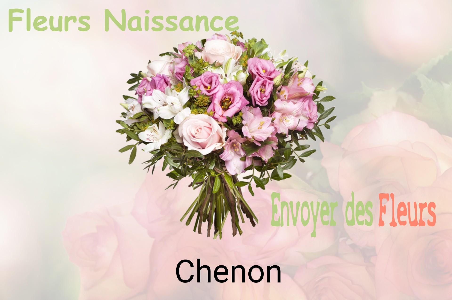 Bouquet de fleurs de naissance livré à Chenon